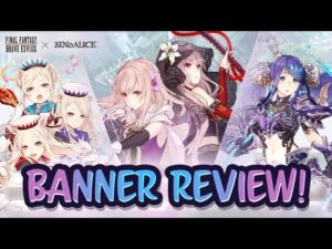 SINoALICE x Final Fantasy Brave Exvius FFBE Collab Phantasmic Gallant Grimoire Banner Review!