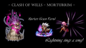 FFBE | Clash of Wills - Morturrim - Karten joins the fray and Lightning Sings! | Lvl 81 @ 240% bonus