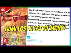 Is THIS the reason why FFBE got lazier? Gumi's Financials not looking too good. [FFBE]