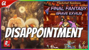 Disappointing, and lazy. You can't garner fanfare this way. Global News [FFBE]