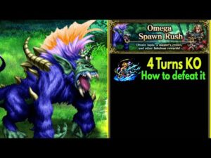 FFBE Omega Spawn Rush EXT Clear Guide Within 4 Turns Grossaffe Omega (#1390)
