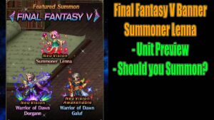 FFBE Summoner Lenna Banner Preview: Should you Summon? (#1394)