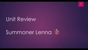 FFBE - Unit Review: Summoner Lenna