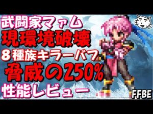 【FFBE】武闘家マァム性能レビュー!!脅威の8種キラーバフ250%!!現環境を破壊するぶっ壊れ性能!!【ダイの大冒険】【Final Fantasy BRAVE EXVIUS】