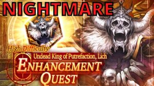 wotv | Nightmare Difficulty Lich! | War of the visions ffbe