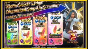FFBE Gacha - Storm Seeker Esther [4 LAPS] | Is this the Power of 4%?