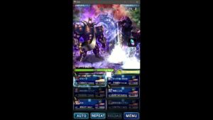 【FFBE】ダークビジョンズ ダーク鉄巨人 NV最速バルフレア入り水PTで攻略