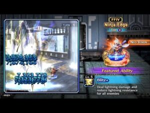 【FFBE】Summon FINAL FANTASY IV collaboration NV unit, Ninja Edge!【Global】