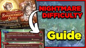 WoTV Nightmare Quest Guide and WARNING!: Wintertide Bloomers (FFBE War of the Visions)