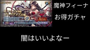 魔神フィーナお得ガチャ【FFBE幻影戦争】