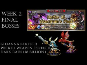 FFBE | Esther and Reberta vs Vision World | Week 2 Final Bosses