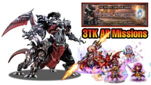 FFBE Wicked Weapon | 3TK All Missions | ft. Dark Rain EX-2 & Reberta EX-2