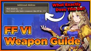 Should You Build Them? FFVI Weapon Analysis and What I Love About Celes Sword (FFBE WoTV)
