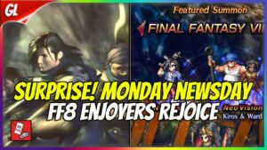 Laguna, a man with a gun. Krios & Ward, men without guns. Yeah they're coming this week! News [FFBE]