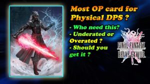 FFBE Lone Swordsman Vision Card Review: Underrated or Overrated ??