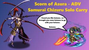 FFBE - Scorn of Asura ADV - Chizuru Solo Carry