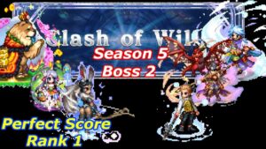 FFBE || Clash of Wills Season 5 Boss 2 / PERFECT SCORE RANK 1