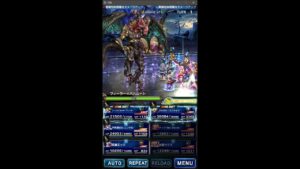 【FFBE】ビジョンズワールド フィーラー=バハムート 雷PT