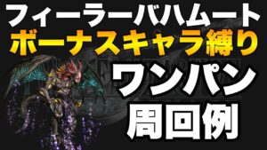 【FFBE】フィーラーバハムートワンパン周回例!ALLボナキャラです!