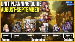 WOTV Upcoming Unit Planner August-September | War of the Visions (FFBE)