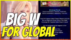BIG W for GLOBAL! 300 Fragments, PREMIUM INCLUDED! FFIV Banner & More [FFBE Global]