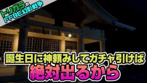 【FFBE幻影戦争】神頼みガチャ トリガラの誕生日編