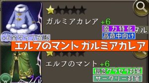 【FFBE幻影戦争】エルフのマント ガルミアカレア+6全タイプ確認【wotv】