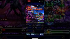 FFBE Cerberus [ADV]: 3 Turns with OP Counter Rikku!
