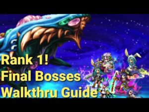 FFBE | Legend of Mana Vision World Rank 1 | Final Bosses Walkthru Guide