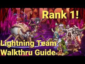 FFBE | Clash of Wills - Rank 1 vs ARach-2 | Lightning Team: Sylvie, Esther, 2B, Sakura, Runda, Olive