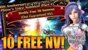 Thank you Weekly Free 10 Summon (One Guaranteed NV) Long Name geez | Final Fantasy Brave Exvius