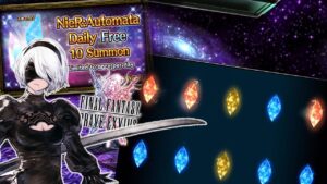 210 Free Summons! | Final Fantasy Brave Exvius - The NieR: Automata Daily Free 10 Summon!