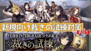 【FFBE幻影戦争】新規向け裁き対策! その1【wotv】