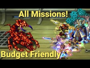 FFBE | Bond Between Pirate and Sea Dragon - All Missions - Budget Friendly