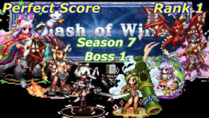 FFBE || Clash of Wills Season 7 Boss 1 / PERFECT SCORE RANK 1 || Hei'er