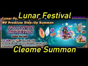 [FFBE] Lunar Festival Cleome Summon