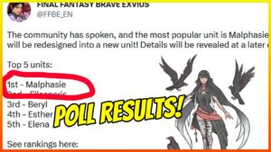 Malphasie WINS the GL Original Poll 2023! What should you expect? [FFBE]