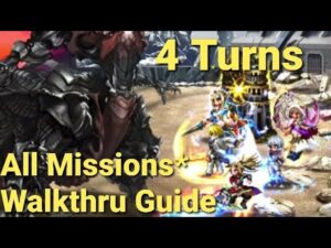 FFBE | Advent of the Emperor Lv. 4 - All Missions* - KoG, Fina, Raegan, Nichol, HA Charlotte
