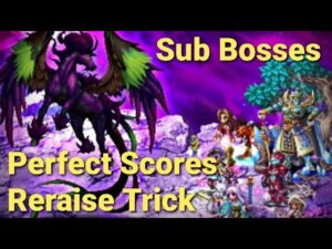 FFBE | Dark Visions - Sub Bosses (Pegasus & Steel King) - Perfect Scores