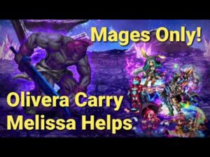 FFBE | Dark Visions - Testing Melissa on Early Mag Stage (Dark Gladilith) ft. Olivera!