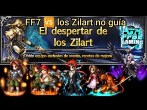 ffbe el despertar de los Zilart 🆚 ff7