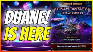 DUANE is here! New Clash of wills, and unique global VC? All the news!! [FFBE Global]