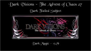 [FFBE] DV27 - Dark Failed Subject (19.7b - Dark Mage)