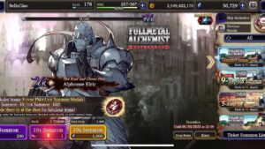 FFBE WOTV Alphonse Elric Pulls