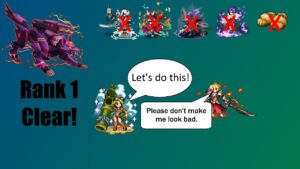 [FFBE]  Clash of Wills - Beowolf, Rank 1, No Nora, No Melissa, No Duane, No Ibara, No 2b, No Paws!