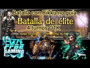 ffbe batalla de elite con Rikku no guía