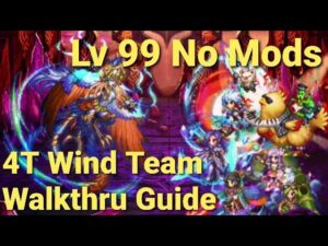 FFBE | Clash of Wills vs Podarge - Lv 99 No Mods - 4 Turns No Malphasie