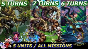 FFBE || Grace of Wind / 5 UNITS ALL MISSIONS