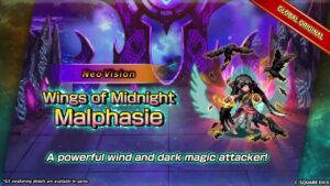 FFBE | Summon Global Original NV Unit, Wings of Midnight Malphasie!