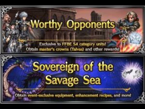 [FFBE]Worthy Opponents (Taivas Silver Crowns)& OTK Savage Sea [All Mission)